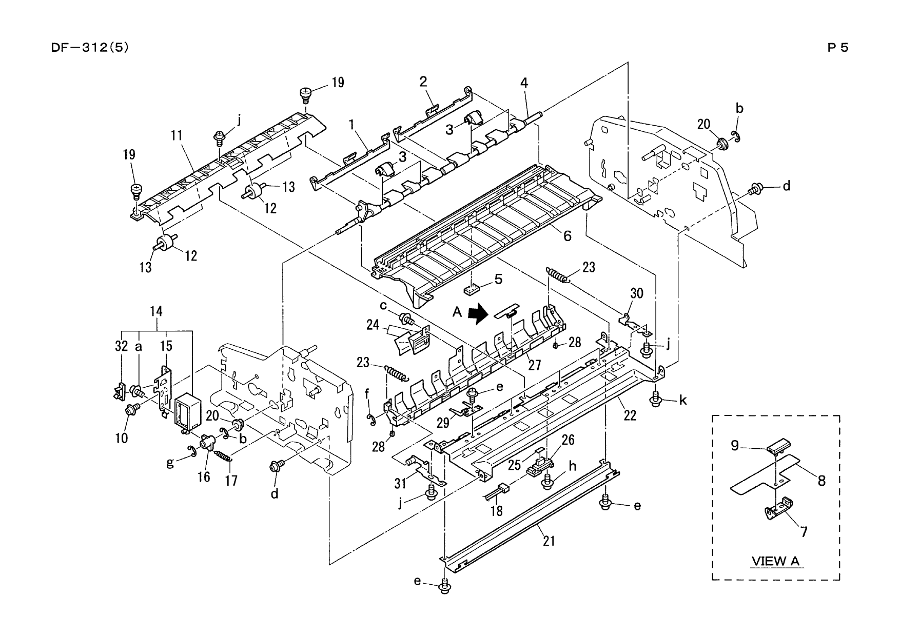 Konica-Minolta Options DF-312 Parts Manual-2